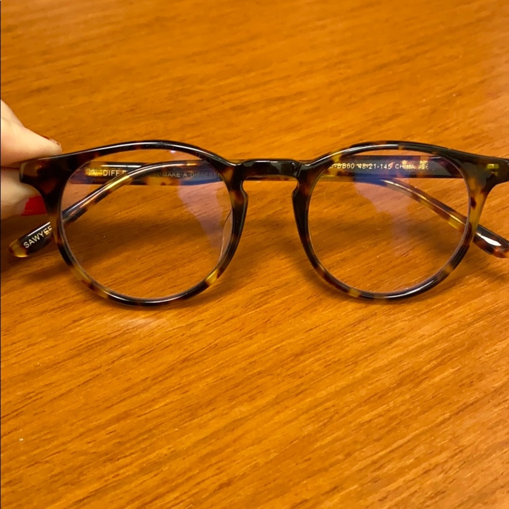 Tortoise Blue/black light blocking DIFF glasses